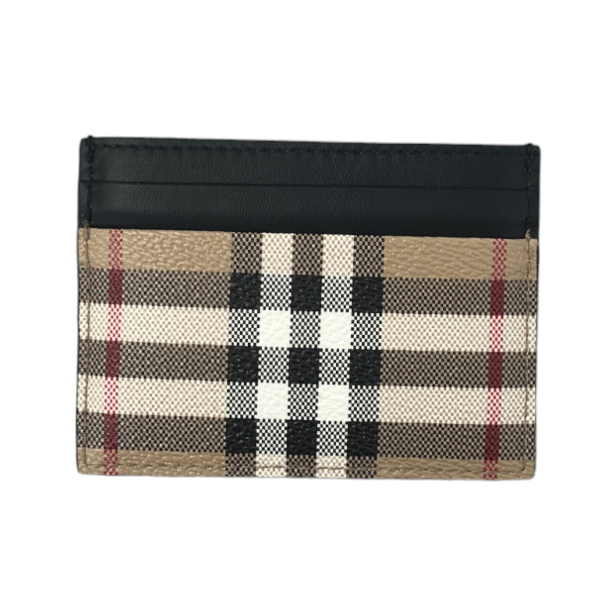 Burberry Check Card Case Wallet