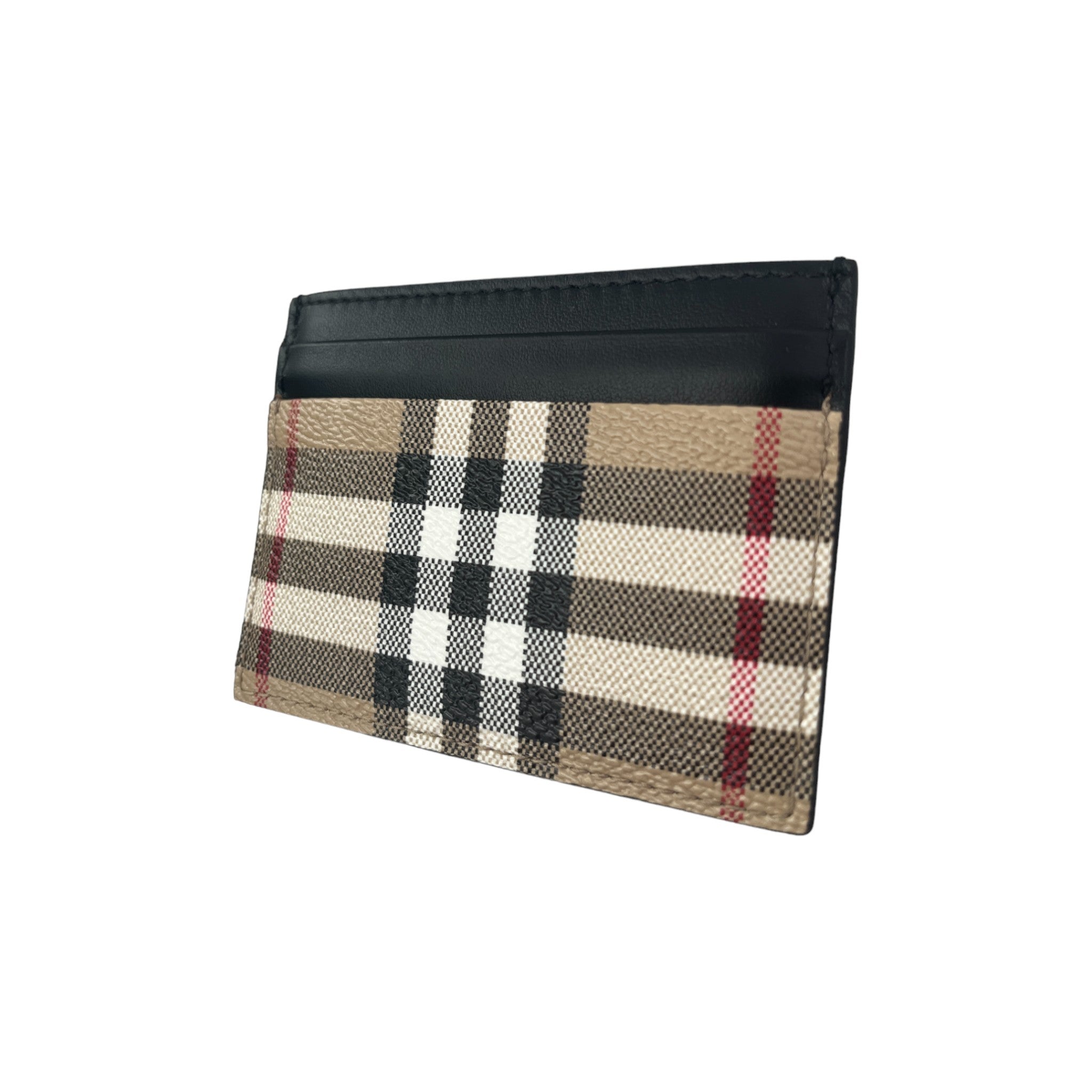 Burberry Check Card Case Wallet