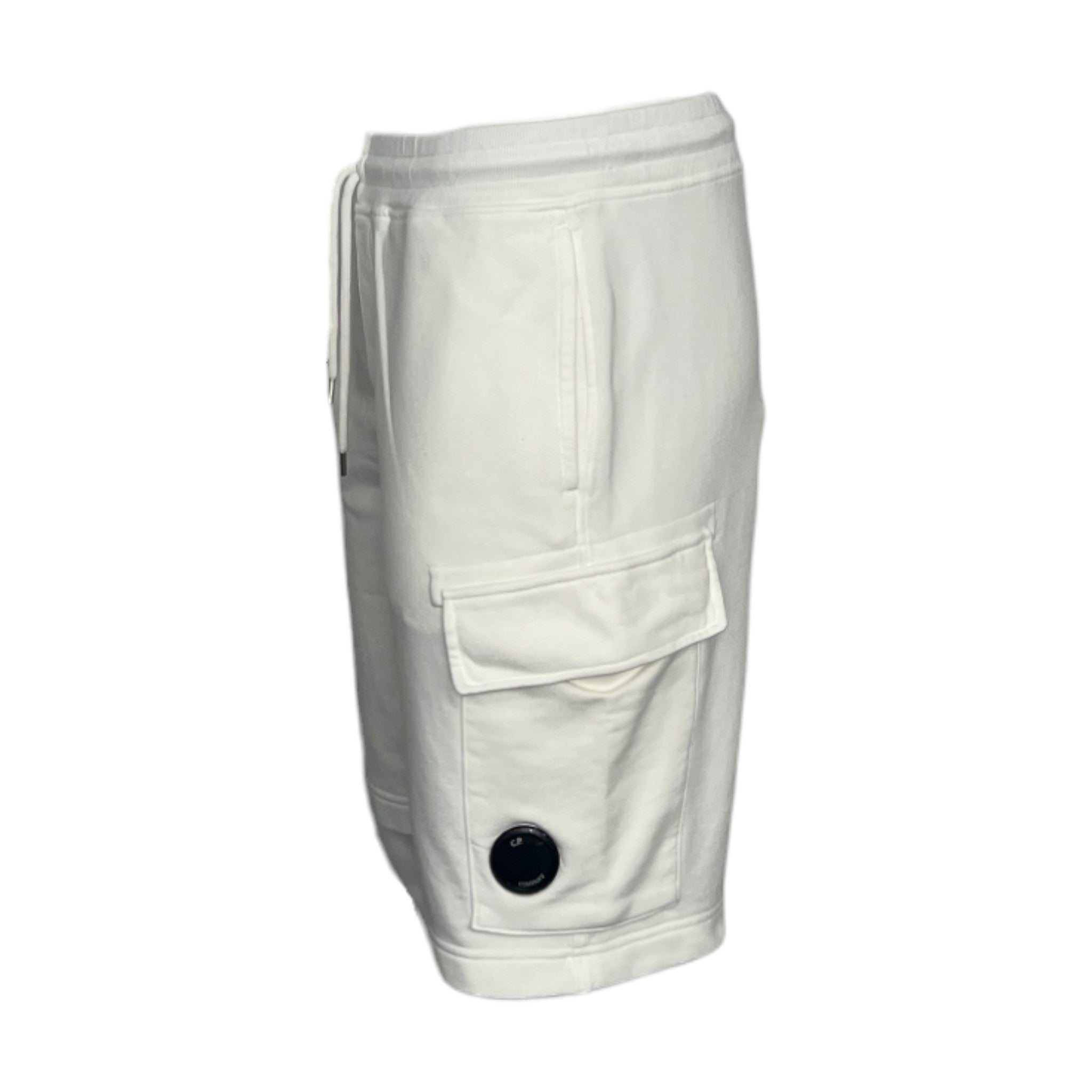 C.P. Company White Lens Shorts