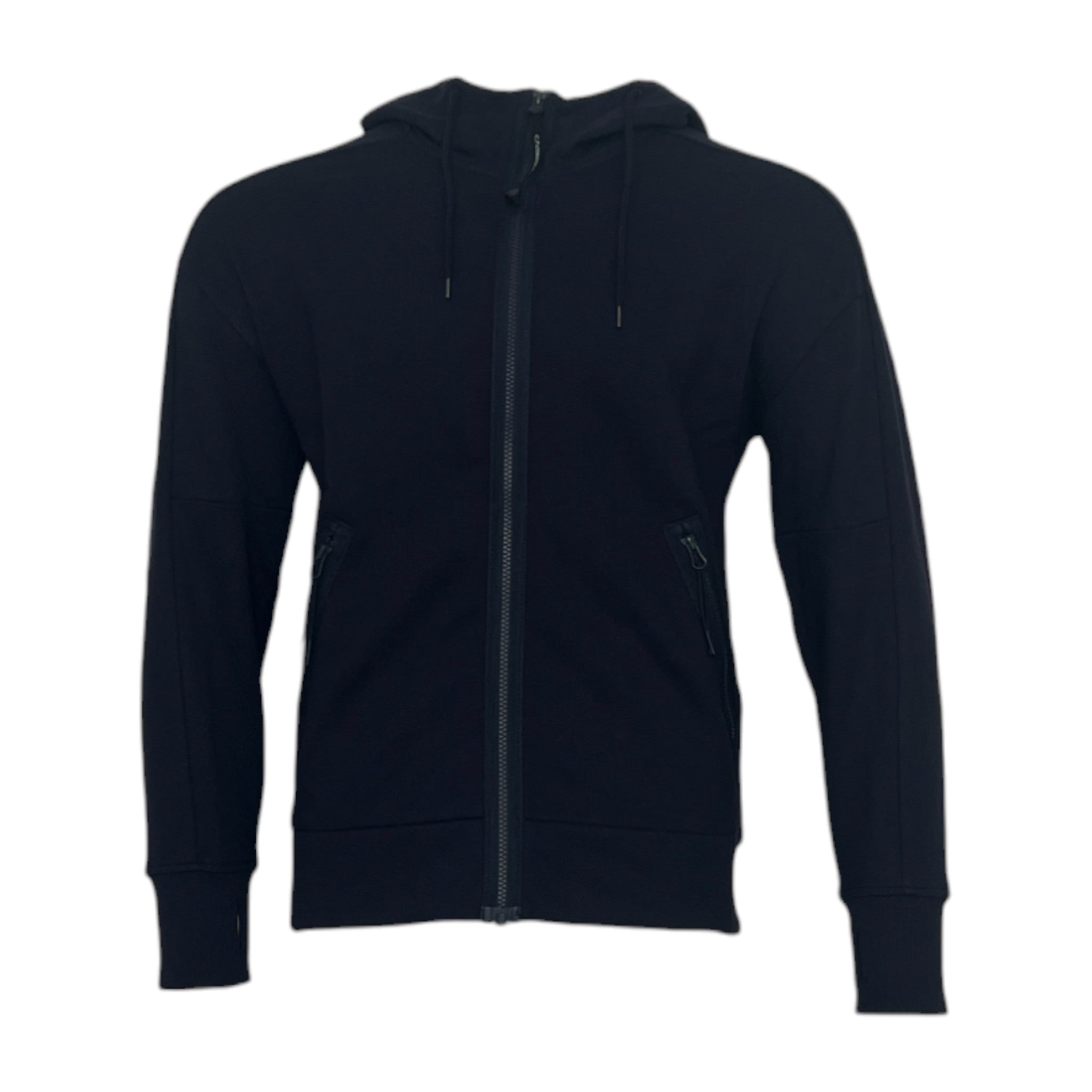 C.P. Company Navy Zip-Up Goggle Hoodie