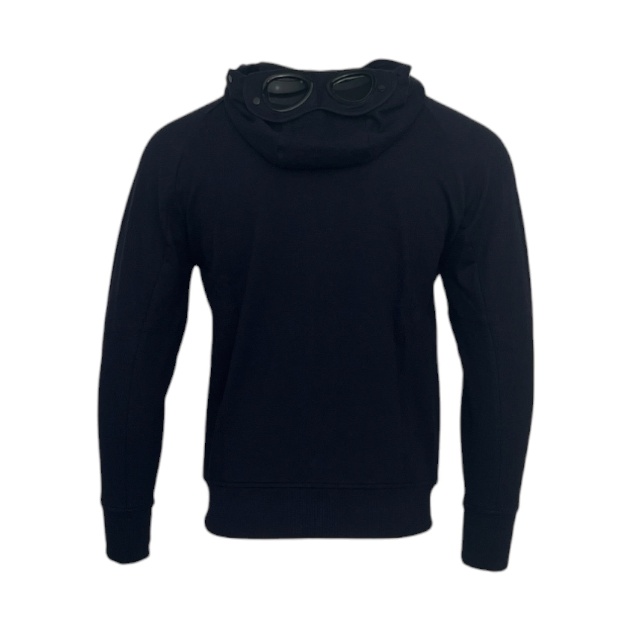 C.P. Company Navy Zip-Up Goggle Hoodie