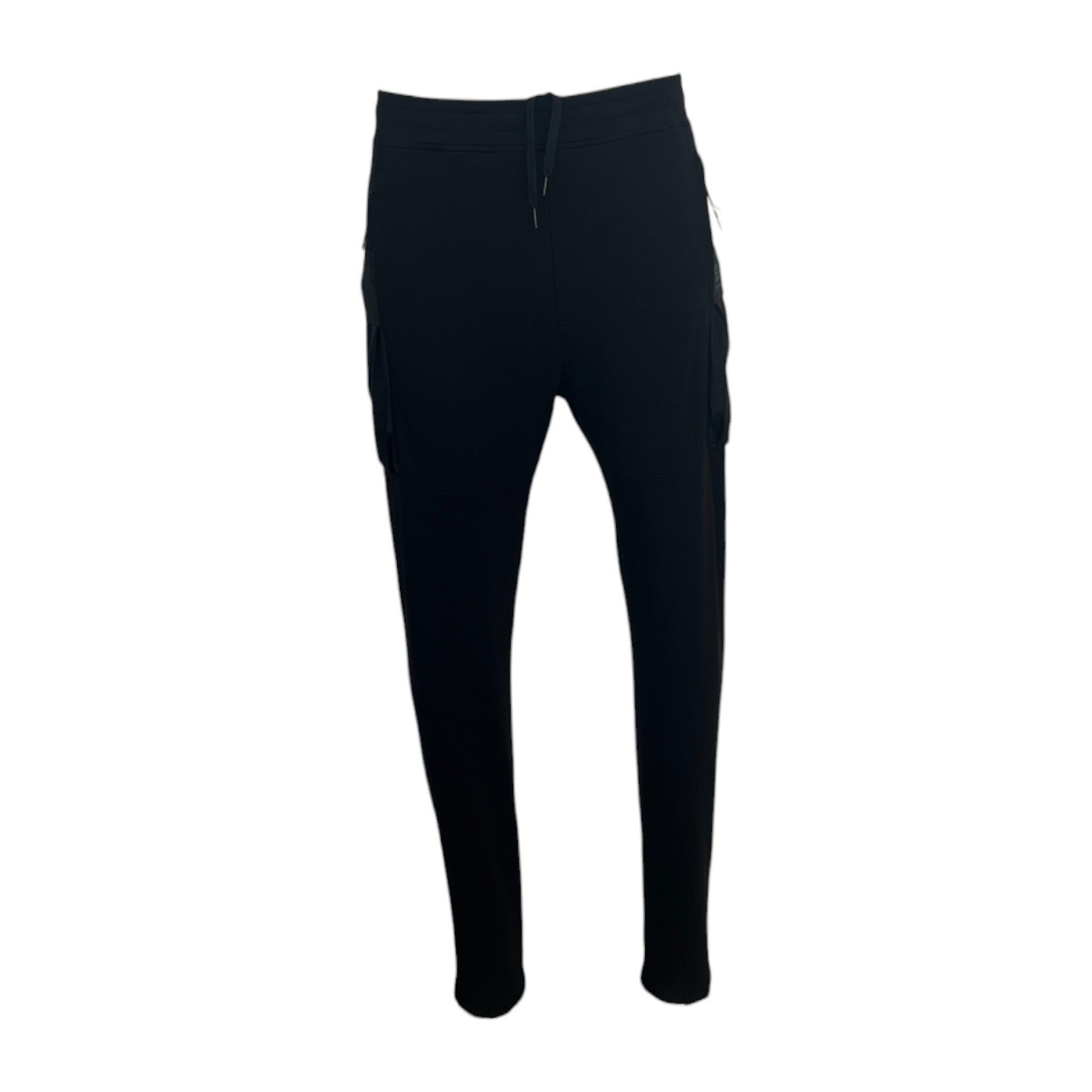 C.P. Company Black Stretch Fleeced Pants