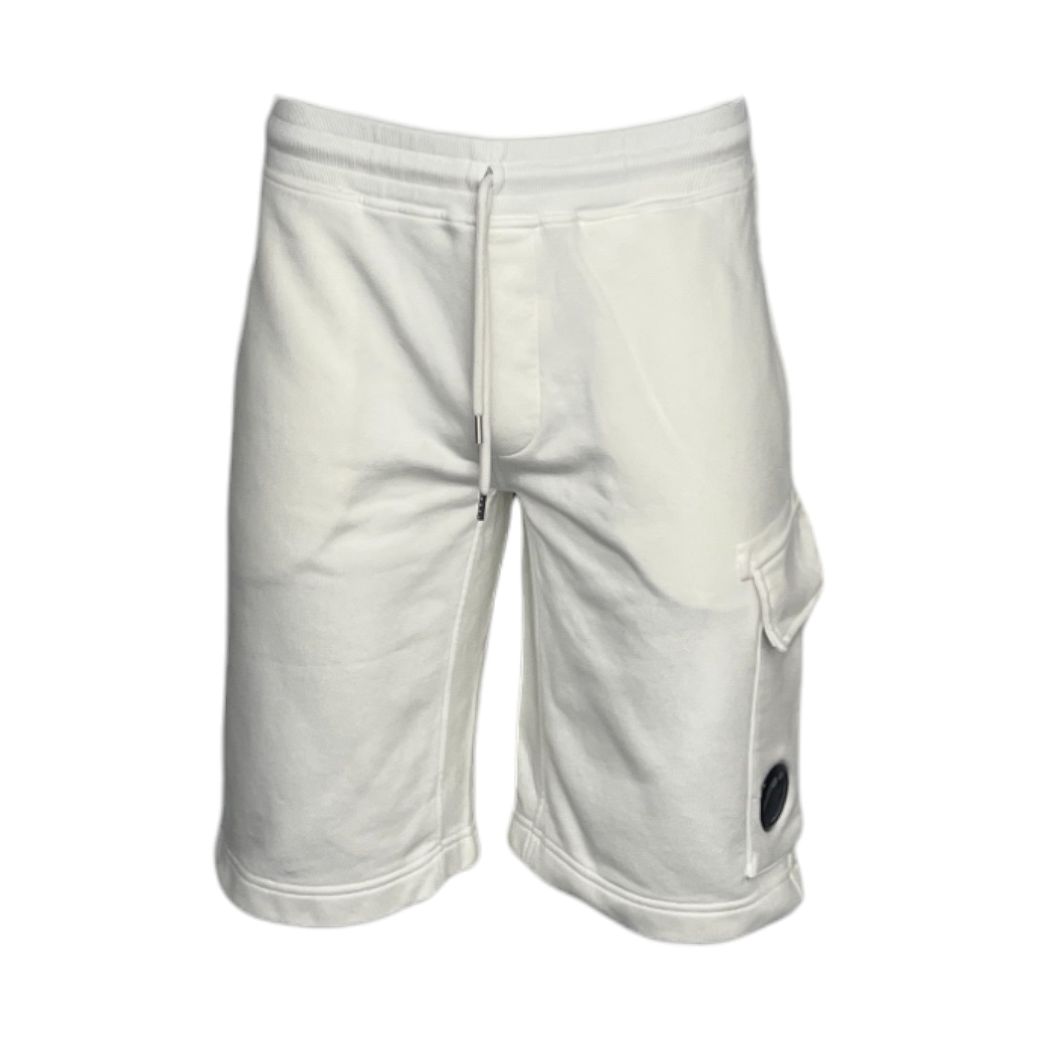 C.P. Company White Lens Shorts