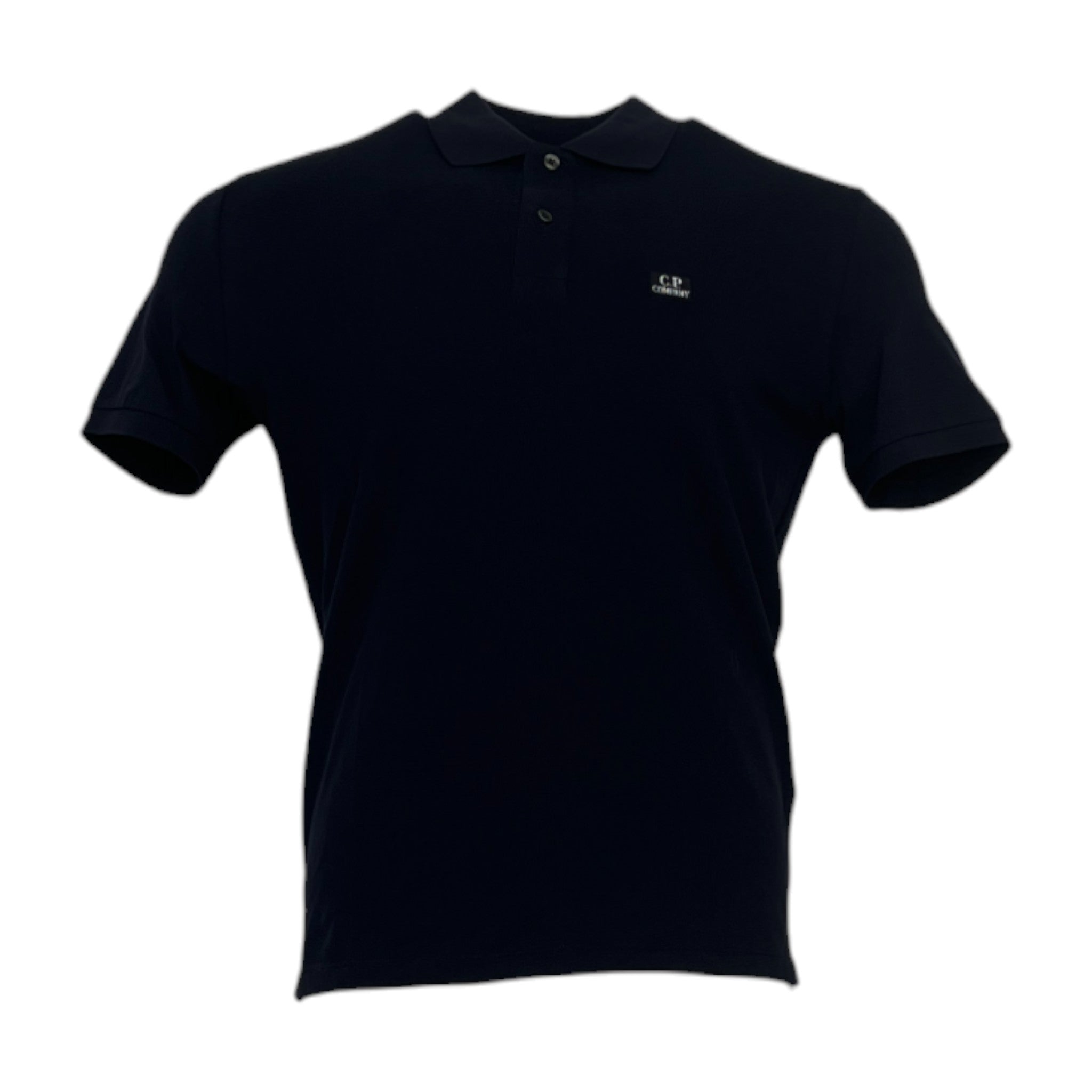 C.P. Company Navy Short Sleeve Polo Shirt