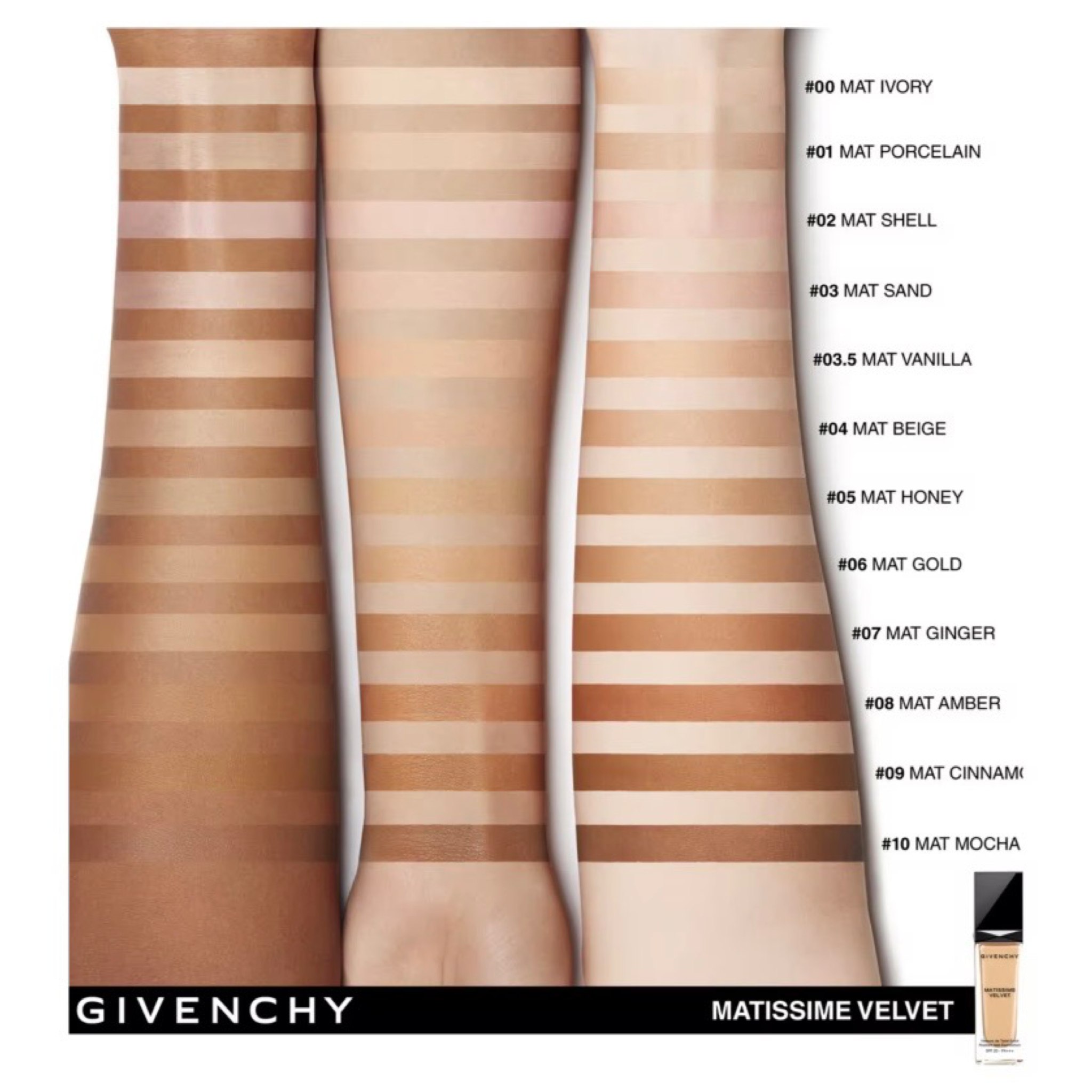 Givenchy Matissime Velvet Fluid Foundation SPF20 30ml