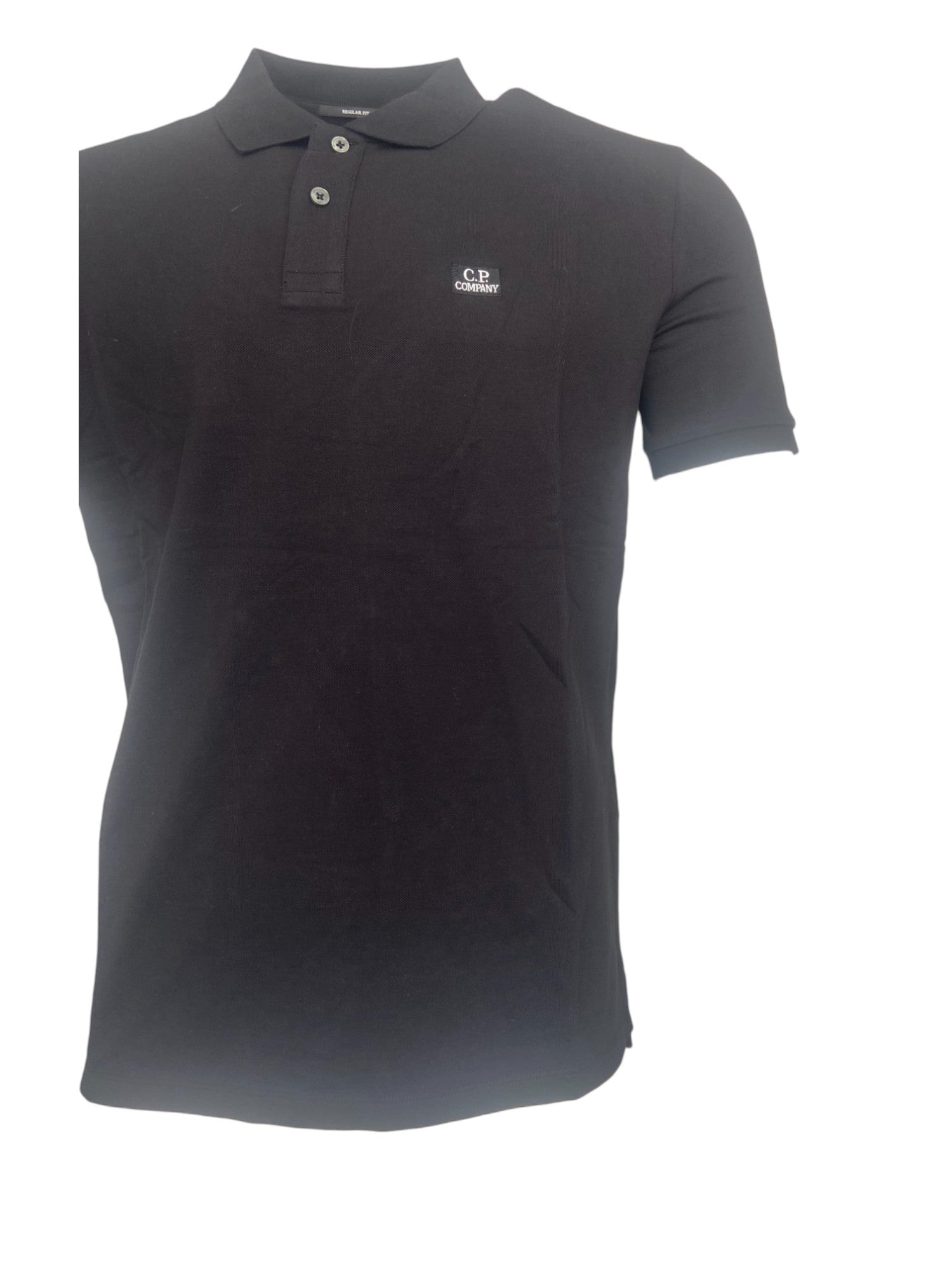 C.P Company Black Polo Shirt