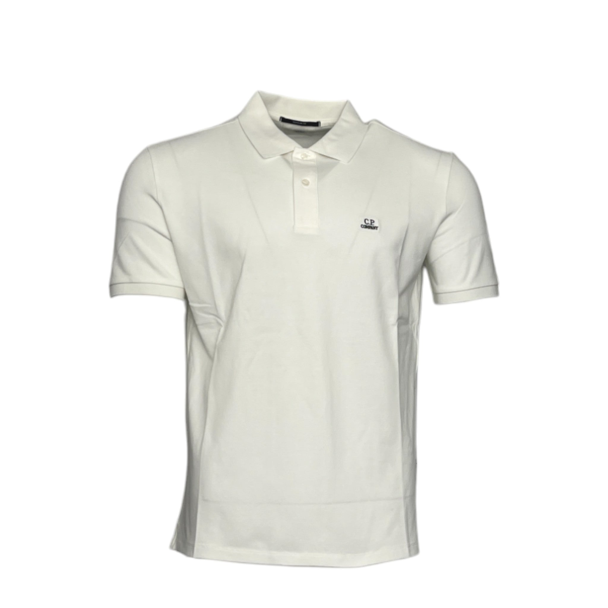 C.P Company White Polo Shirt