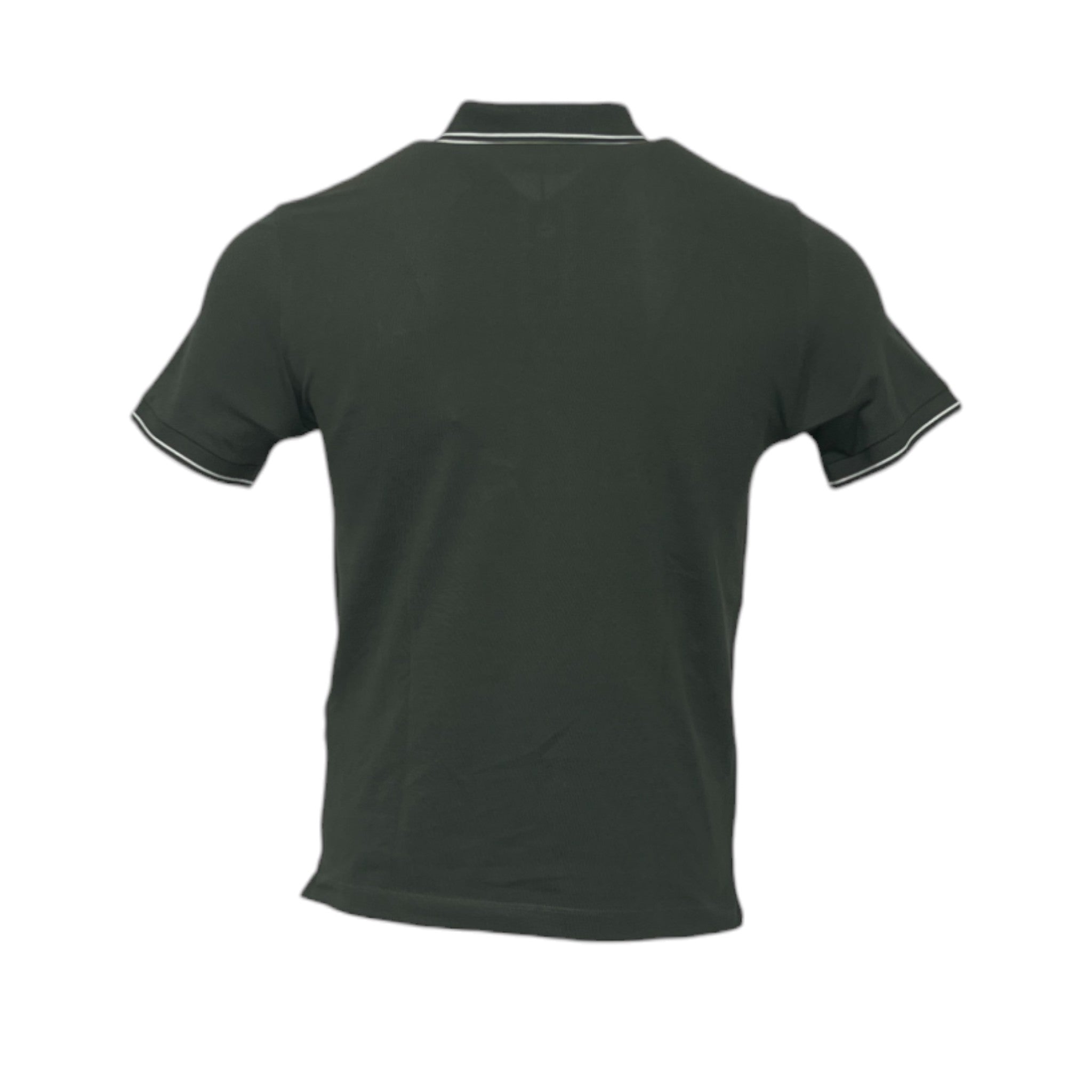 Stone Island Khaki Green Cotton Polo Shirt