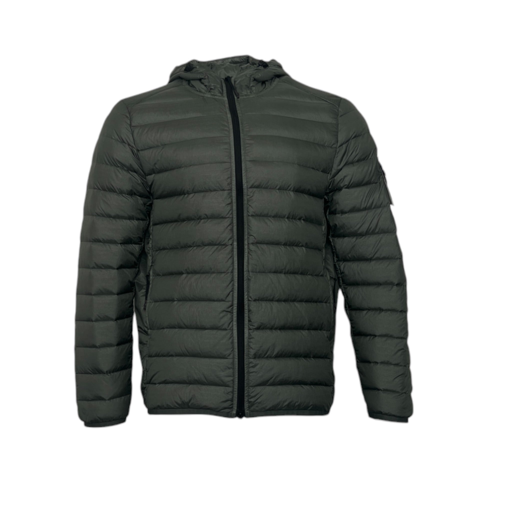 Stone Island Khaki Green Loom Woven R-Nylon TC Down Jacket