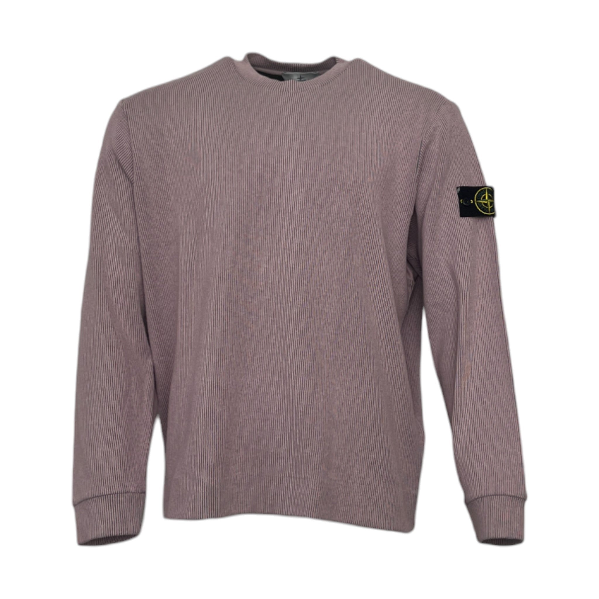 Stone Island Rosa Ribbed Sweatshirt