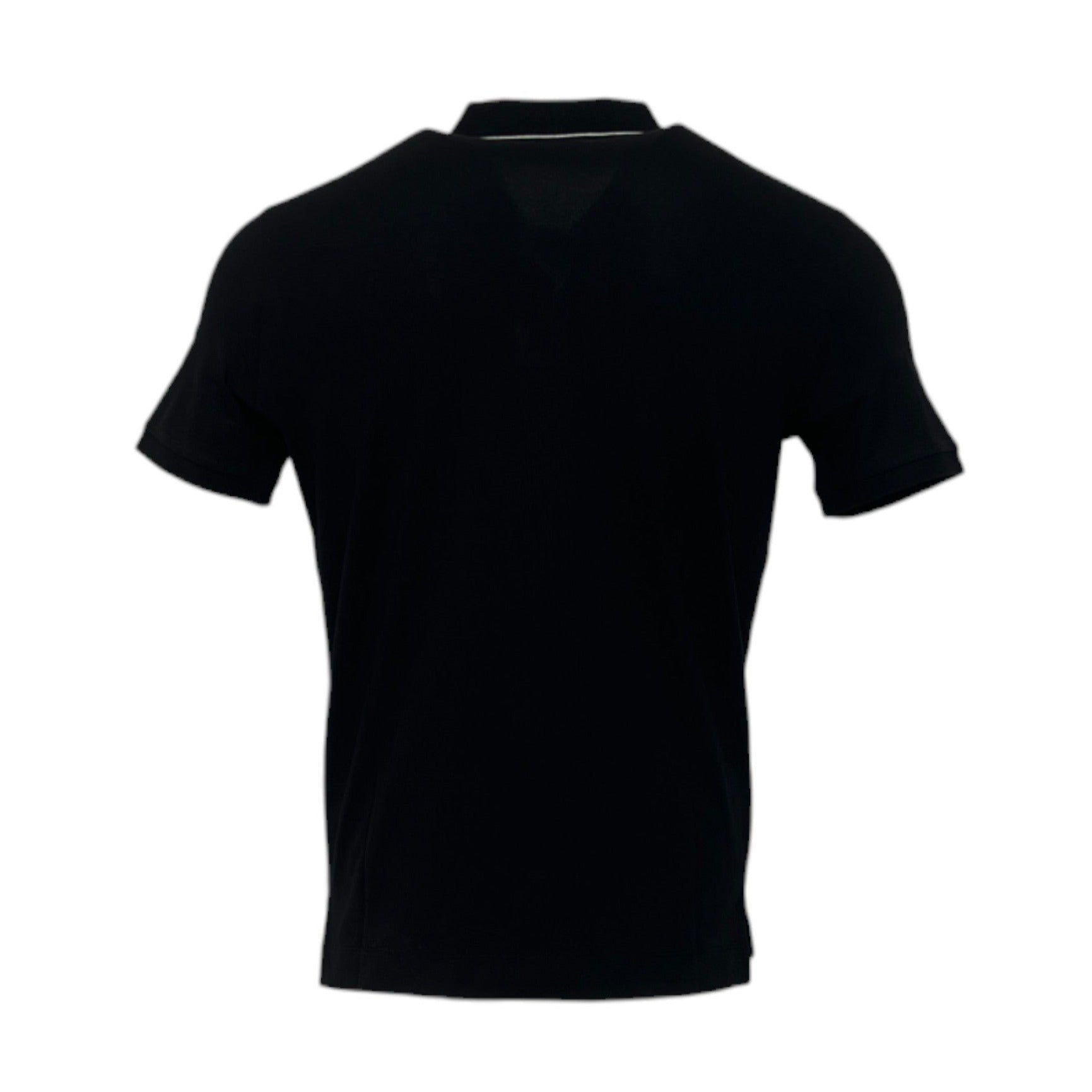 C.P Company Black Cotton Polo Shirt